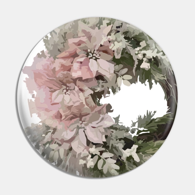 wreath Pin by Polli