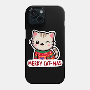 Merry Cat-Mas Phone Case