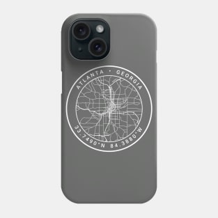 Atlanta Map Phone Case