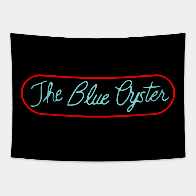 The Blue Oyster Bar gay bar funny Tshirt Tapestry by Anfrato