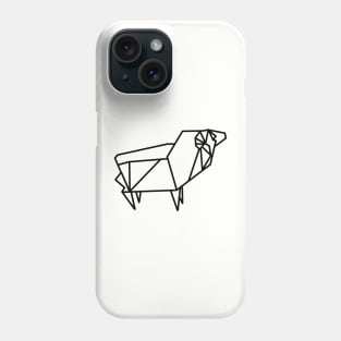 Origami Bighorn Sheep Phone Case