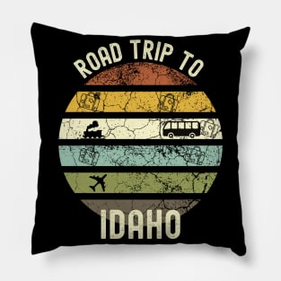 Road Trip To Idaho, Family Trip To Idaho, Holiday Trip to Idaho, Family Reunion in Idaho, Holidays in Idaho, Vacation in Idaho Pillow
