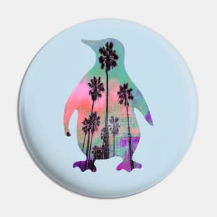 Penguin summer Pin