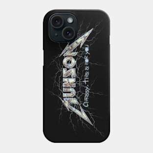 Munson Rides The Lightning Phone Case