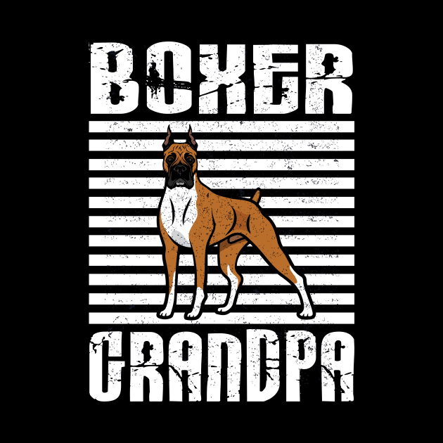 Boxer Grandpa Proud Dogs by aaltadel