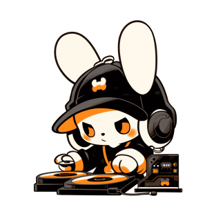 Kawaii cool DJ Bunny T-Shirt