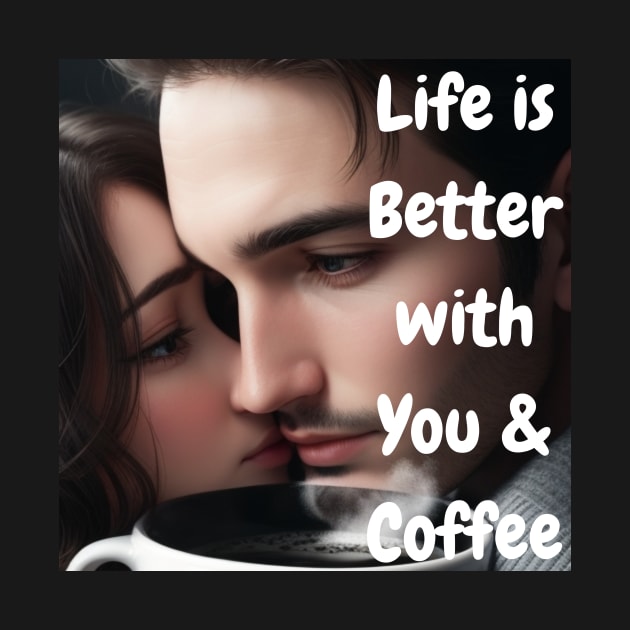 Life is better with you and coffee by Sam's Essentials Hub