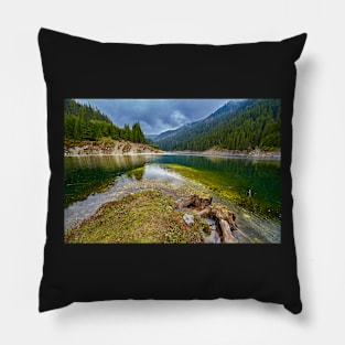 Galbenu lake in Romania Pillow