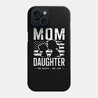 Mom and Daughter: Two Hearts, One Love Happy mothers Day Phone Case