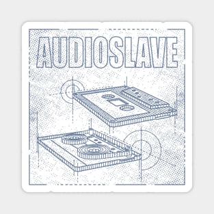 Audioslave Technical Drawing Magnet