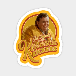 RETRO Gus Polinski and the Kenosha Kickers Magnet