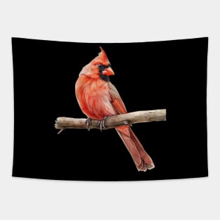 Cardinal Bird Inspired Paradise Tapestry