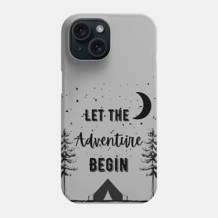 Let the Adventure Begin Dark Phone Case