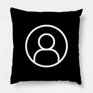 DEFAULT AVATAR Pillow