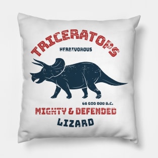 Mighty Lizard Triceratops Dinosaur Pillow