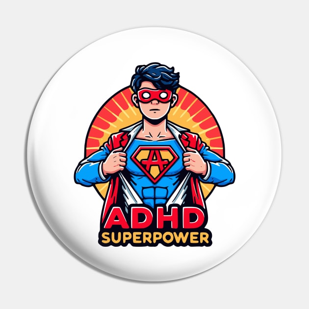 ADHD Superpower Pin by Maison de Kitsch