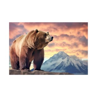 Grizzly Bear Animal Nature Majestic Wild T-Shirt