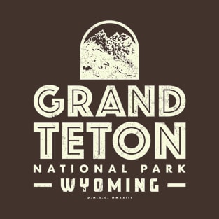 Grand Teton National Park - Tan T-Shirt