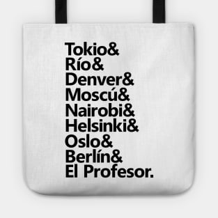 Money heist characters Tote