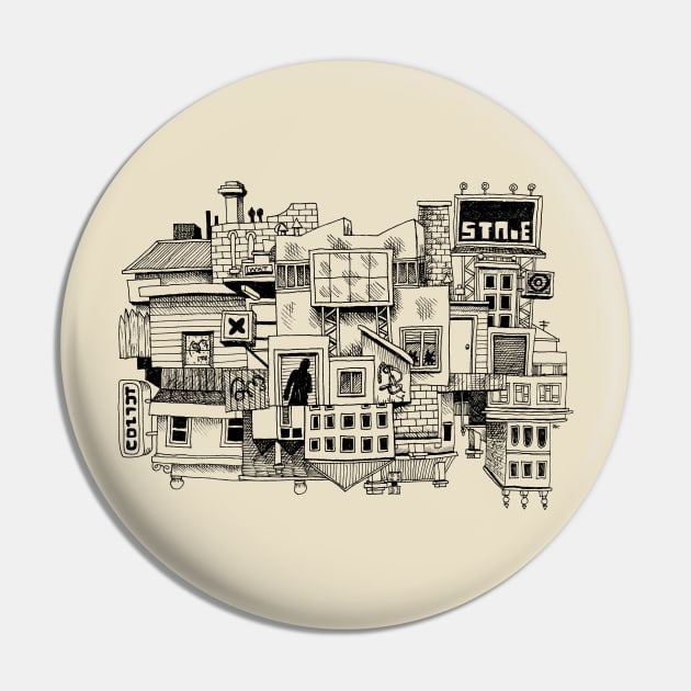 This Town Pin by awcomix