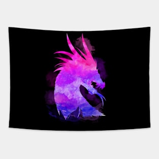 Dragon Watercolor Spirit Tapestry