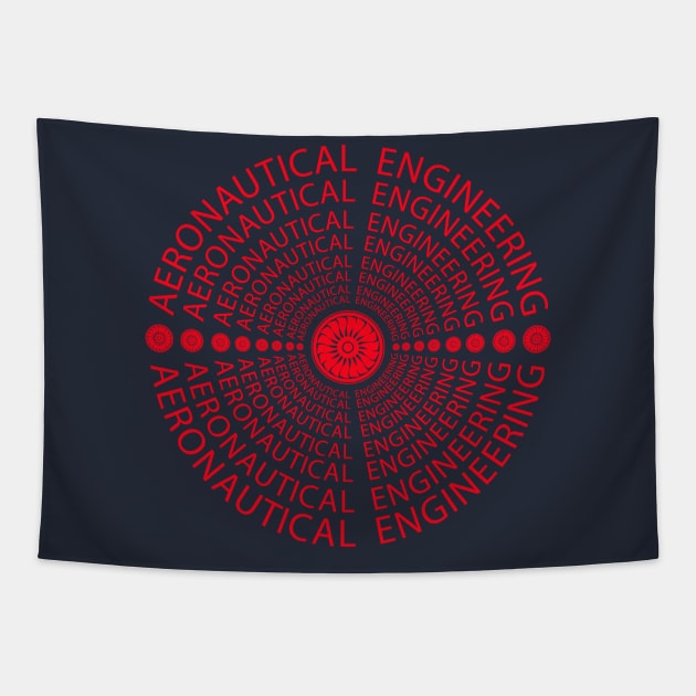 aeronautical engineering aerospace engineer Tapestry by PrisDesign99