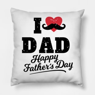 I Heart Dad Happy Father's Day Great Papa Gifts Pillow