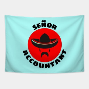 Señor Accountant | Accountant Pun Tapestry