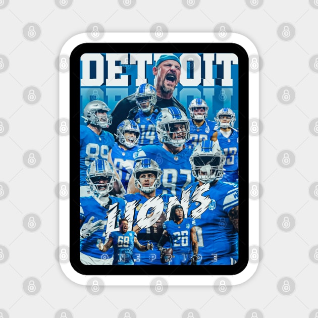 Detroit Lions Magnet by NFLapparel