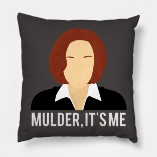 Mulder, It's Me : Minimalist X-Files Dana Scully Pillow