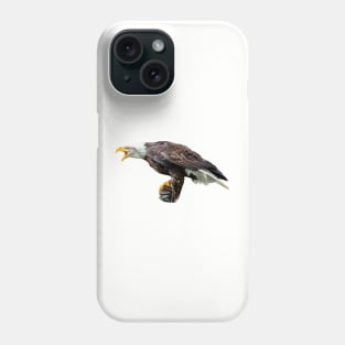 Screaming Bald Eagle Phone Case