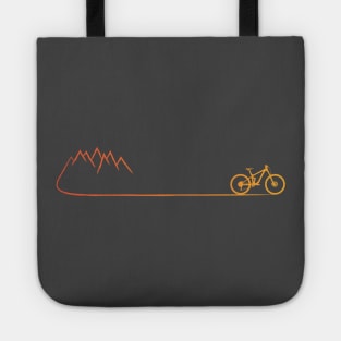 mountain bike mtb gift cycling cyclist mountain biker Tote