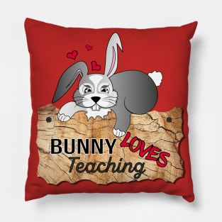 Rabbit in love Pillow