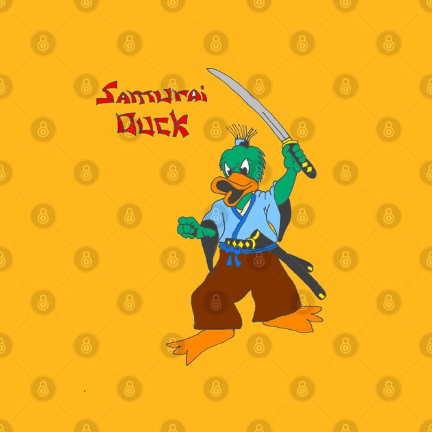 Samurai Duck by Loose Tangent Arts