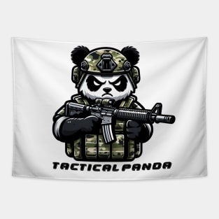 Tactical Panda Tapestry