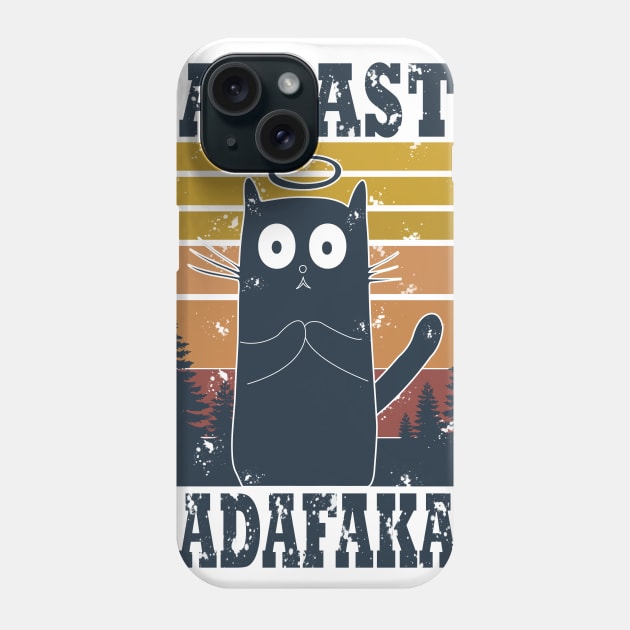 Namaste Madafakas Funny Cat Yoga Pilates Retro Style Vintage Phone Case by Tesign2020