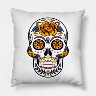 Skull Halloween dia de los muertos Pillow