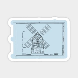 Windmill Drawing Magnet