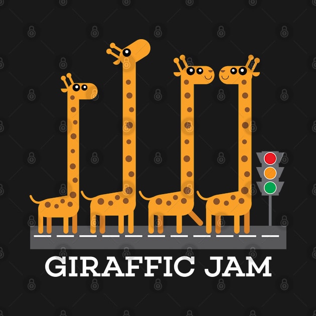 Funny Giraffic Jam Product Kids Safari Giraffe Design Gift by Linco