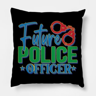 Future Police Officer Pillow