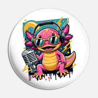 Pink Axolotl Pin