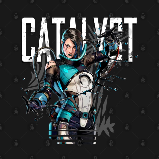 Apex legends Catalyst middle white by LucioDarkTees