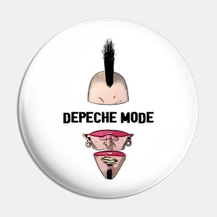 Punk Man Depeche Mode Pin