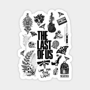 The Last of Us all in one black Magnet