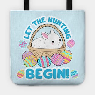 Egg hunting cute easter day eggs hunting design for kids - let the hunting begin Tote