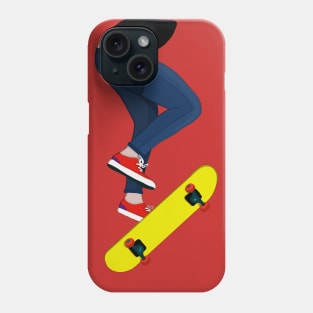 Trick With a Skateboard Phone Case