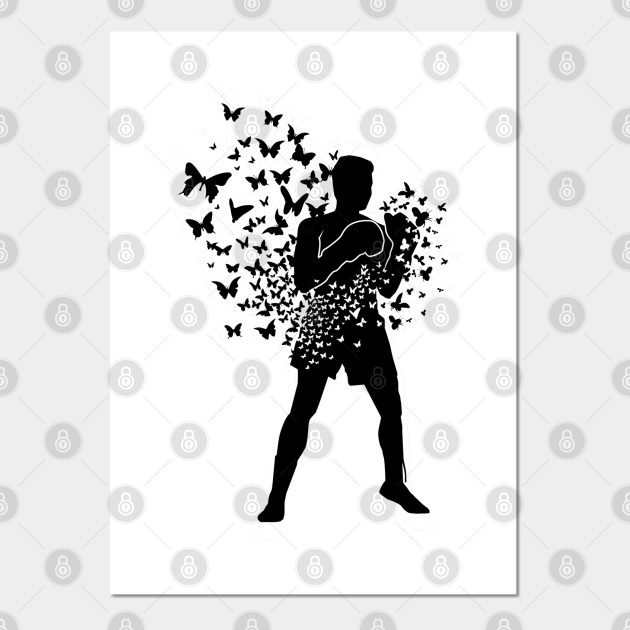 Boxing Series Float Like A Butterfly Sting Like A Bee Muhammad Ali Posters And Art Prints Teepublic Uk