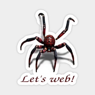 Spider Invitation Magnet