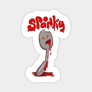 Spooky Spoon Funny Halloween Magnet