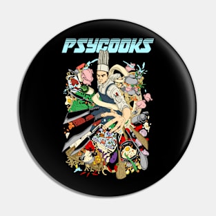 Psycooks anime tshirt Pin